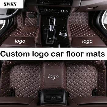 Vlastné logo auta podlahové rohože pre zotye t600-2018 T500 T700 T800 auto styling auto príslušenstvo auto rohože