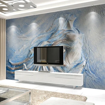 Vlastné Nástenné Tapety 3D Stereo Úľavu Obrázok Nástenné Maľby Obývacia Izba Gauč TV Spálňa Tvorivé Dekor Abstraktných De Parede Fresky