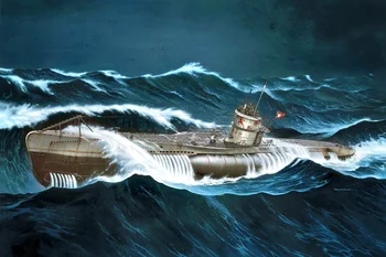 Vlastné tkaniny tlače plagát U-552 nemeckej ponorky Erich Topp druhej svetovej VOJNY U boot typ VIIC MD651 pre wall art izba dekor domáce dekorácie