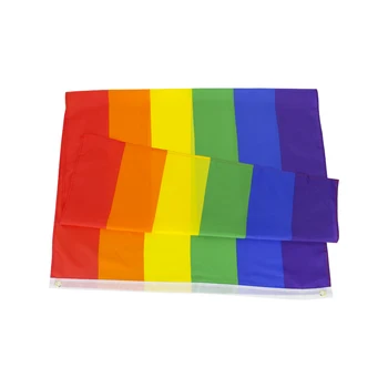 Vlastné Vlajky 90x150cm Homosexuálne Philadelphia Philly LGBT Gay Pride Dúhová Vlajka