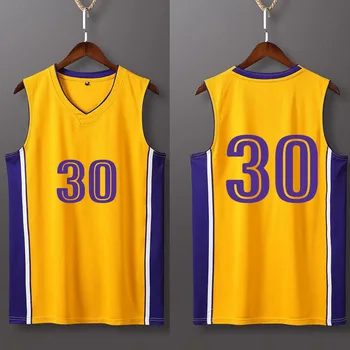 Vlastný Č. 1-30 Muži Basketbal Jersey Uniformy,Deti basketbal tričko, šortky,mládež College baseketball tím Dresy A3008