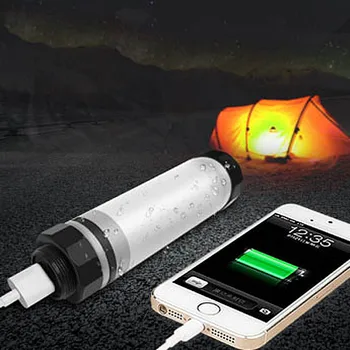 Vodotesné exteriérové Led Camping Svetlo Power Bank USB Nabíjateľné Kemping 5 Úrovní Stmievateľné Nočné Svetlo s Montážnou