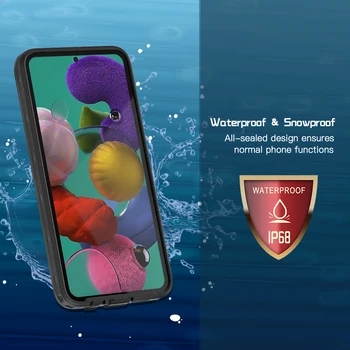 Vodotesný IP68 Potápanie Prachu dôkaz Prípadoch Pre Samsung Galaxy A51 Prípadoch Šnorchlovanie Originálne Podvodné Kryt Pre Samsung A51 Coque