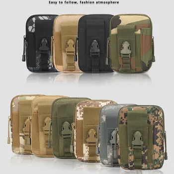 Vojenské Taktické Závesu Bedrového Pásu Taška Pás Šport Telefón puzdro Pre iPhone 4 5 5C 5S SE 6 6 7 Plus Vonkajšie Športové Tašky Kryt