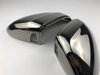 Volfrámové ocele, čierne Zrkadlo Kryt Spätných Bočné Zrkadlo Spp Pre VW Passat B8 CC 2019 Rline