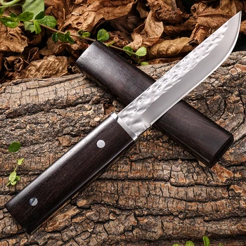 Voltron Ostré kované z pružinovej ocele oblasti prežitie nože, camping nože, self-defense samuraj nože, vonkajší nože