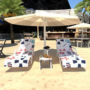 Vonkajšie Garden Beach Lounge Kreslo Kryt Opaľovanie 2 Vrecká Hotel Dovolenku na trávenie Voľného času Stoličky Bazén Stoličky Kryt