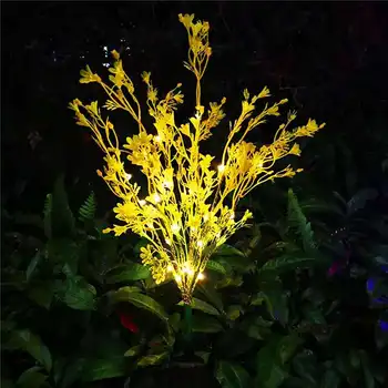 Vonkajšie Solárne Kosačky na Svetlo Repkový Kvety Nepremokavé Záhradné Svetlo Led Solárny pohon na Ulici Terasa Dvore Dekorácie Svietidla