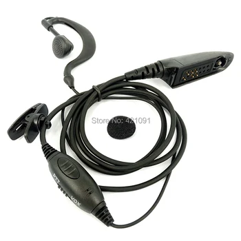 VOX PTT Slúchadlo Headset pre Motorola HT750 HT1250 GP328 GP329 GP340 GP380 MTX850 PRO5150 Walkie Talkie Prenosné Rádio Earhook