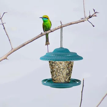 Voľne žijúcich Feeder Vešiak-Závesné Vtáčie Krmítko s Strechy pre Vonkajšie Záhradné Dekorácie