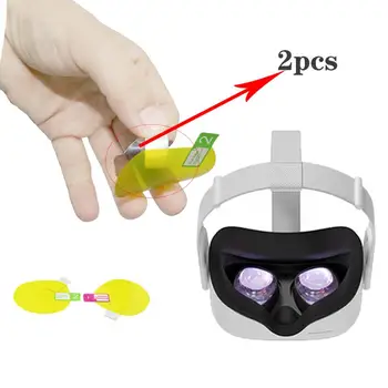 VR Objektív Chránič Film protiprachová 4PCS TPU Pre Oculus Quest 2 VR Okuliare, Anti-scratch protiprachová HD Filmu Vr Príslušenstvo