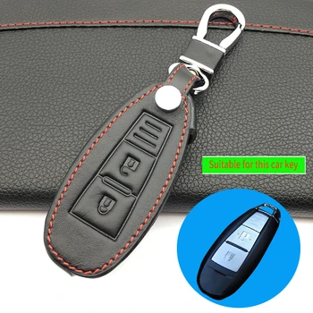 Vrchná vrstva kože pravej Kože kľúča vozidla kryt Pre Suzuki Vitra / Swift / SX4 / Liana 2 Tlačidlo Smart Key Auto peňaženky Tlačidlo prípadoch
