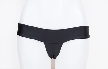 Vrecko Dievča 2019 Ženy Biquini Bikini Bottom Pure Color Brazílsky T-späť Semi V Tangá Plavky Brazílske Plavky Sexi Kúpajúcich