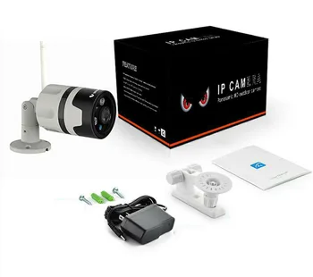 Vstarcam 1080P IP Kamery Vonkajšie Wifi Kamera IP66 Nepremokavé Detekcia Pohybu Nočné Videnie Panoramatické Bullet Kamera C63S