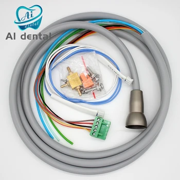 Vstavaný elektrický motor LED E-type handpiece štýl micromotor spojiť s stomatologické kreslo jednotky