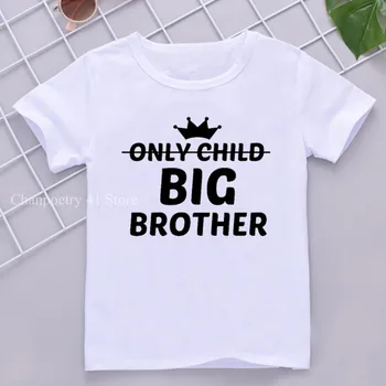 Vtipné budem Veľký Brat Znova Detí Chlapci Tričko Deti Brat Zodpovedajúce Oblečenie Tehotenstva Oznámenie Top Oblečenie