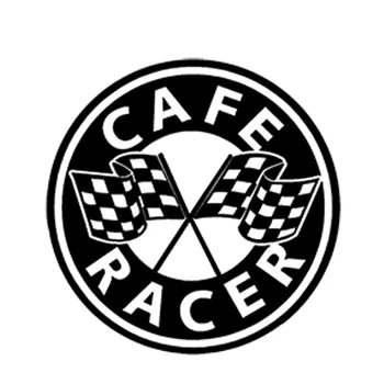 Vtipné CAFE RACER Auto Samolepky Motocykel Obtlačky Nepremokavé PVC Nálepky 13 cm X 13 cm