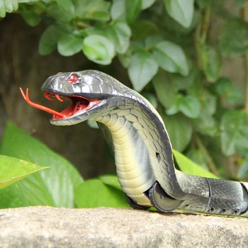 Vtipné Diaľkové Ovládanie Cobra Naja Plastové Had Hračka pre Deti, Darčeky Vysokej Simulácia King Cobra Zaujímavé Vajcia Rádiové Ovládanie Hračka