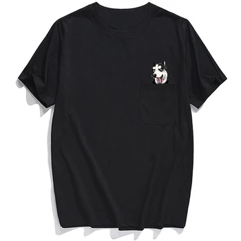 Vtipné Tričko Módnej Značky lete vrecku Koala vytlačené t-shirt pre mužov pre ženy košele Hip hop topy zábavné bavlna tees
