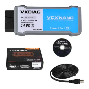 VXDIAG VCX NANO pre TOYOTA TIS Techstream V15.00.026 Kompatibilný s SAE J2534 Podporu Roku 2000 do roku 2019