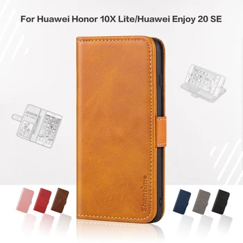 Vyklápací Kryt Na Huawei Honor 10X Lite Business Case Luxusné Kožené S Magnetom Peňaženky Prípade Huawei Vychutnajte si 20 SE Kryt Telefónu