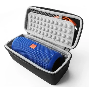 Vykonávať Cestovné Zips Ochranné EVA Skladovanie Pevného Prípade Box Vrece pre JBL Flip 3 Bluetooth Reproduktor - Hodí Nabíjací Kábel