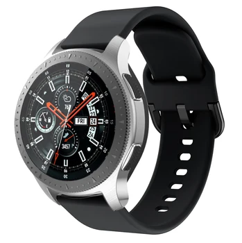 Vymeniteľné sledovať popruh pre Samsung Galaxy Sledujte 3 45mm 41mm Šport Silikónový pre Galaxy watch3 Aktívny 2 Náramok Watchband