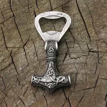 Vysoko kvalitnej nehrdzavejúcej ocele 316, otvárač viking prívesok thor je kladivo mjolnir otvárač severanov pivo nástroj