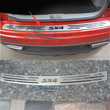Vysoko kvalitnej nerezovej ocele zadné parapete panel,Zadný nárazník Chránič Prahu Pre Suzuki SX4 2007-2012 Auto-styling Auto-zahŕňa