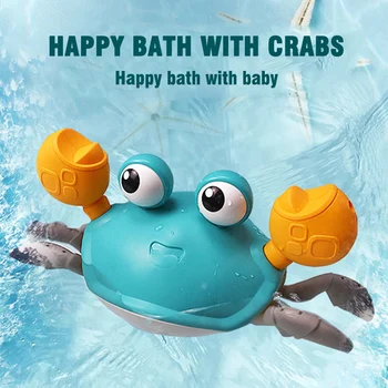 Vysoko kvalitné detské ruky-chôdza krab pláži hračky pre kúpanie a obojživelné plazenie hračky pre deti