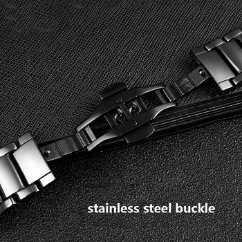 Vysoko kvalitné keramické watchband a prípad pre AR1507 AR1509 série zápästie band čierny prípade Rýchle uvoľnenie náramok muž