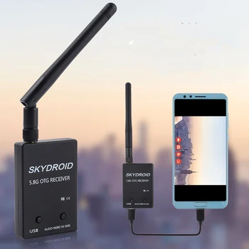Vysoko kvalitný Mini UVC OTG 5.8 G 150CH Audio FPV Prijímač Pre Android Mobilný Telefón, Tablet, Smartphone Vysielač RC Drone Náhradné