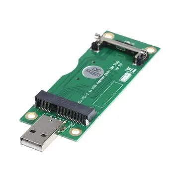 Vysoko Kvalitný Mini Wireless PCI-E Slot na USB Adaptér so SIM 8Pin pre WWAN/LTE Modul PCIE Podstavec Pre BTC Banské Banské
