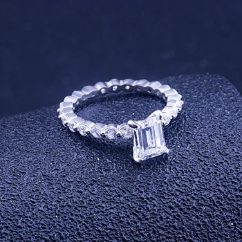 Vysoká Kvalita 925 Sterling Silver Ring pre Ženy S925 Silver Full AAA CZ Zapojenie Prst krúžky veľkosti 5-10 Šperky, Darčeky