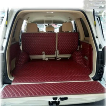 Vysoká kvalita! Celý set kufri rohože na Toyota Land Cruiser 200 5 sedadiel 2020-2010 odolné boot koberce cargo vložkou pre LC200