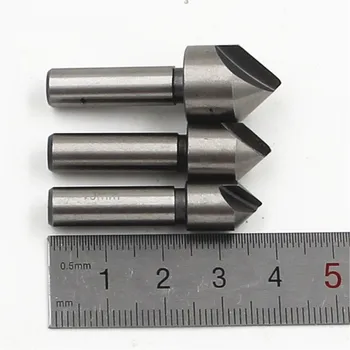 Vysoká Kvalita HSS Countersink 3ks Drill Bit Nastavený Pre Oceľové Snd Ťažké Kovy 10 mm 12 mm 16 mm rýchloreznej Ocele chambering diera