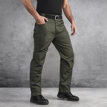 Vysoká Kvalita IX8 Taktické Nepremokavé Nohavice Muž Nosenie-odolné Multi-vrecko Cargo Nohavice Outdoor Vojenské Bojové Nohavice Pantalon