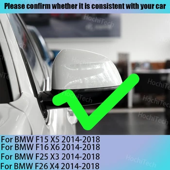 Vysoká Kvalita Maľované Auto BMW F26 X4 2016 2017 2018 M Štýl Spätné Zrkadlo Pokrytie Čiapky Lesklej Čiernej Náhradné