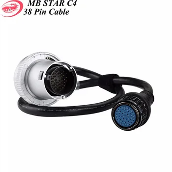 Vysoká Kvalita MB Star C4 38 pin Kábel pre SD Pripojenie C4 Skener Konektor 38Pin Kábel Star Diagnostický Nástroj Na Sklade, Rýchle dodanie
