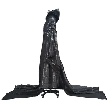 Vysoká Kvalita šípková ruženka Temná Čarodejnica Maleficent Cosplay Kostým pre Dospelých Žien Halloween Party Maleficent čierne Šaty