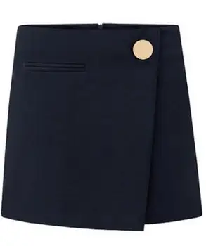 Vysoký Pás Ženy Mini Sukne Dámske Jesenné Zimné Móda Bežné Vlnené Sukne Plus Veľkosť Vintage Práce OL Formálne A-Line Sukne