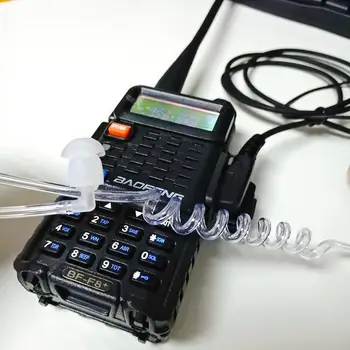 Vzduchu Akustický Trubice Headset pre Walkie Talkie Baofeng Rádio K Portu Slúchadlá PTT s Mikrofónom pre UV-5R 888s Stráže Slúchadlá