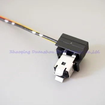 Vzorky,2 ks H1 H3 objímky zapojte konektor s káblom pre Auto vedúci svetlo H1 H3,neobsahuje žiarivku