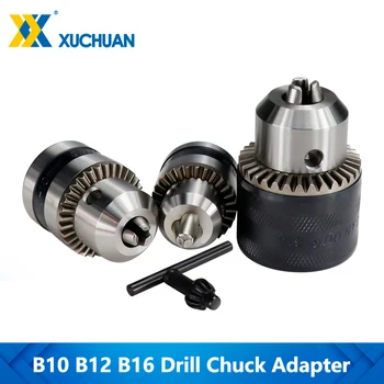 Vŕtačka Chuck S Kľúča B10(o 0,6-6 mm) B12(1.5 mm-10 mm) B16(o 1,5-13mm) Pre CNC Stroj Previesť Adaptér Chuck náradie Príslušenstvo