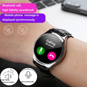 W18 Smart Hodinky Hovor a Odpovede Smartwatch umelá inteligencia Siri Náhlavnej súpravy Bluetooth Audio 1GB Miestne Prehrávanie Hudby Ženy Muži Hodinky Pre Android Ios