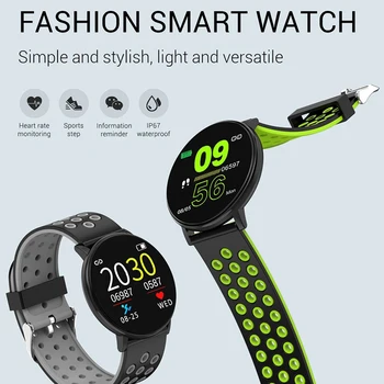W8 Smart Hodinky Ženy Muži Krvný Tlak Hodiny Kolo Nepremokavé Smartwatch Šport, Zdravie Inteligentný Náramok Pre Android IOS
