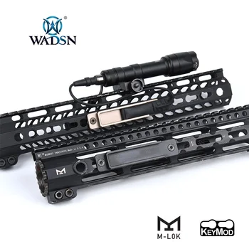 WADSN Taktické M-LOK & Keymod CNC Vrecku Panel Pre Softair Pištole M300 M600 Baterka Tlakový Zbraň Light Switch Slot