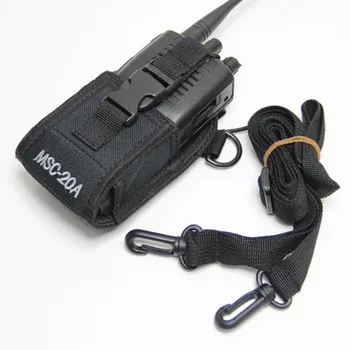 Walkie talkie univerzálny Pounch Nylon Prípade dvoch 2 spôsob rádio držiteľ taška pre Motorola Kenwood Midland ICOM Yaesu baofenguv5rc MSC20A