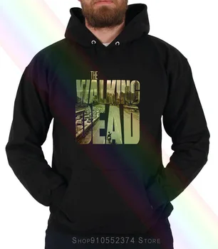 Walking Dead Logo pánske Hoodie Sml Xl 2X Značky Mužov Hoodie Krku Warme