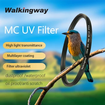 Walkingway Slim MC UV Filter Dslr-Objektív Filter 77mm Ultra-Violet Chránič Objektív Filtro 58mm 37/43/46/49/55/58/67/72/82mm